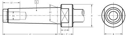 DIN 228 forma A - DIN 2207