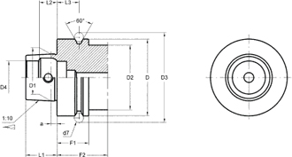 DIN 69893 - HSK-F